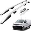 CHROMEMASTER | Barre trasversali da Tetto | Compatibili con Opel Vivaro 2019- S/Compact; Sono utilizzate per il montaggio di portapacchi, box da tetto o portabiciclette | Costruzione in alluminio