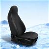 bangminda Coprisedile Auto Anteriore Traspirante Coprisedile Auto (1 PC, Integrato) | bangminda Coprisedili Automobili con Schienale Coperture Antiscivolo in Nero per Conducente Passeggero Auto Decorazione