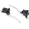 Akozon Cilindro Frizione Freno, Coppia di Leve Universali Pompa Freno Frizione 22mm 7/8in Sinistra Destra Sostituzione per Scooter Majesty Cruiser T2 T3 T5 T8
