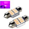 SOCAL-LED LIGHTING SoCal-LED 2X 3022 31mm Lampadine LED a Festone Canbus 6W Luce a Cupola Interna SMD 5730 ad Alta Potenza Luminosa, Luce Mappa, Rosa