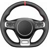 Generic Coprivolante per auto per Kia Sportage 5 (GT-Line) 2022 | Coprivolante in pelle per auto cucito a mano