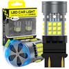 KaiDengZhe 3157 T25 LED Lampadina con Ventola, Senza Errori CANBUS 3000LM 28W Bianco 3157A 3157NA P27/7W LED per Luce di Retromarcia Luce di Marcia Diurna Indicatore di Direzione Luce di Stop 2 PZ