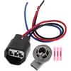 INFINAUTO Freno Luce Presa Cablaggio Per Ford Focus 1998-2008 1 Set | Plastica, 20cm, 3 Fili, No.4425186/XS4113K370CD, Luce Di Stop E Coda, Spina Pre-Cablata, 3 Tubi Termorestringenti