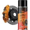 GP KOLORS Vernice Spray per Pinze Freno, Arancione, 400ml, Resistente Alte Temperature Fino a 390°C, Smalto Professionale per Tuning Auto e Moto (Finitura Lucida, Pastel Orange)