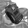 Rhinowalk Borsa per Crash Bar Moto Borsa da Sella Impermeabile per Moto Borsa Laterale 6L (Espandibile fino a 7L) Motivo Foglia Nera