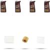 HOFFCAR Kit tagliando 3 FILTRI e 4L OLIO M compatibile con Toyota Auris I (E150) 1.33 VVT 74kw Dal 2007