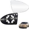 AUTOXBERT Specchio retrovisore per Golf 7, destro, riscaldabile, per Golf 7, specchietto destro, lato passeggero, specchietto retrovisore esterno in vetro con piastra di supporto