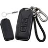 XENDRO Custodia portachiavi per auto adatta per VW Touareg EL R-Line e-Hybrid 2018-2025, custodia in pelle per chiave telecomando, organizer per chiavi, accessorio B nero