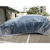 Generic Telo copriauto universale impermeabile in PE - Protezione antipolvere elastica monouso | Materiale PE, orlo elastico per una perfetta aderenza, universale per berline/SUV, impermeabile e antipolvere, leggero