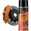 GP KOLORS Vernice Spray per Pinze Freno, Arancione, 400ml, Resistente Alte Temperature Fino a 390°C, Smalto Professionale per Tuning Auto e Moto (Finitura Opaca, Pastel Orange)