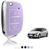 TOOMUME Cover Chiave Auto per Hyundai i10 i20 ix20 ix35 i30 Tucson Bayon | Silicone Morbido, Antiurto, Anticaduta, Antigraffio, Custodia Protettiva Chiave per i40 Santa Fe Kona Ioniq Sonata, Flip S