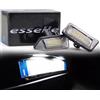Esselle Parts Placchette Luci Targa LED Compatibili con Toyota Avensis 2, Celica MK2, Corolla E120, Corolla Verso, Rav4 MK4, Rav4 MK5, Verso 18 SMD CANBUS 6000K Bianco Ghiaccio Plug & Play