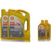 Shell 2x5+2x1 Liter Helix HX6 10W-40 Motoröl