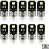 GodtKowty 10 lampadine LED T10 CANBUS senza errori 12 V bianco 6000 K, alta luminosità, installazione rapida plug and play, compatibili con W5 W 194 501 168, illuminazione interna ed esterna per auto