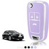 TOOMUME Cover Chiave Auto per Opel Vauxhall Corsa E D Adam Astra J Mokka X | Silicone Morbido, Antiurto, Anticaduta, Antigraffio, Custodia Protettiva Chiave per Insignia A Zafira C Meriva B, 3 Tasti