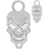 MOCY BELL - Supporto Campanella Moto Skull - Acciaio 316L - Supporto Guardian Bell Stile Biker