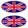 4R Quattroerre.it Quattroerre 14018 Sticker Adesivo 3D Ovale Inghilterra Coppia