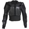 Texpeed Giacca per Bambini - Armatura per bambini - Motocross con Protezione Schiena per Attività Sportive Sci Snowboard - Protezione Petto - Nero