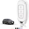 TOOMUME Cover Chiave Auto per Hyundai i30 i20 i10 i40 Kona Tucson Santa Fe | Silicone Morbido, Antiurto, Anticaduta, Antigraffio, Custodia Protettiva Chiave per i35 ix35 ix20 Ioniq Bayon Creta Strada