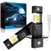 Sycreek H3 LED 36000LM 90W, Lampadina Auto LED H1 6500K, 3 Facce, CANBUS | H3 LED nuova generazione con chip 3 facce, fascio preciso come l'originale, 36000LM, 6500K e CANBUS integrato.
