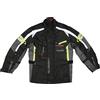 Modeka El Chango Giacca tessile per moto per bambini, nero/giallo, 116