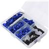 Fabater Kit Bulloni per Carenatura, Elementi di Fissaggio Universali per Carenatura in Alluminio Billet, Bulloni per Moto con Set Completo di Hardware, Comprese Chiavi M5 M6, Guarnizioni in Plastica