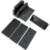 Ricreo Kit Maniglia Finestra Scorrevole Camper Van con 3 Guarnizioni Distanziatori in Gomma e Aggancio Esterno, Ricambio Completo Compatibile con Planet Parapress, Maniglia Finestrino Camper