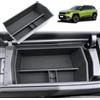GAFAT Compatibile con Jeep Compass 3 2026 2027 Organizer Console Centrale, Accessori Compass III e-Hybrid Plug-In Elettrico 4xe Bracciolo Contenitore Portaoggetti, con Tappetini Antiscivolo