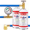 FixClima R134A SealsStop + PlusOil gas di riempimento per aria condizionata auto 1994-2016 | con tubo, sigillante e adattatore, confezione doppia