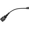 A ABSOPRO Sensore Usura Pastiglie Freni per VW TOURAN 15-20 1 Pezzo | Nero, Metallo/Gomma/Plastica, Anteriore, 12V, 185mm, OE 8V0615437, per Audi A3 12-21, per VW Golf 12-22
