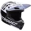 BELL MX-10 MIPS Fasthouse Casco da motocross, per adulti, certificato ECE 22.06, leggero, con visiera MIPS e Flying Bridge, fodera interna antimicrobica