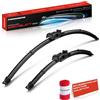 Frankberg 2x Spazzole Tergicristallo 650mm/350mm, Anteriore | Compatibile con Mocha/Mocha X, iX20, Trax, Venga Hatchback Van, Venga, Pulsar Hatchback, 500 litri, 500X