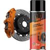 GP KOLORS Vernice Spray per Pinze Freno, Arancione, 400ml, Resistente Alte Temperature Fino a 390°C, Smalto Professionale per Tuning Auto e Moto (Finitura Lucida, Amber Rush)