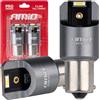 AMIO Lampadine a LED FULL CANBUS PRO BA15S P21W 2x1860SMD, luce bianca, 12V 24V - AMIO-03593