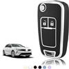 TOOMUME Cover Chiave Auto per Opel Vauxhall Corsa E D Adam Astra J Mokka X | Silicone Morbido, Antiurto, Anticaduta, Antigraffio, Custodia Protettiva Chiave per Insignia A Zafira C Meriva B, 2 Tasti