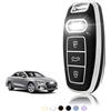 TOOMUME Cover Chiave Auto per Audi A3 8Y Sportback A6 C8 C7 A4 A5 A7 A1 Q8 | Silicone Morbido, Antiurto, Anticaduta, Antigraffio, Custodia Protettiva Chiave per Q3 Q4 Q5 Q7 S3 S6 RS Etron Quattro S Line