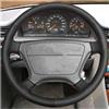 Generico Coprivolante Per Mercedes Per Benz Classe C Classe E Classe S W202 W210 1992-1999 2000 Coprivolante Per Auto Cucito A Mano protezione volante(Filo nero)