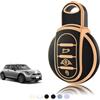 TOOMUME Cover Chiave TPU, Custodia Chiave Adatto per BMW Mini Cooper One/S/D/SD/SE Clubman Countryman Cabrio F54 F55 F56 F57 F60 R55 R56 R57, Copri Chiavi Guscio Chiave Auto Telecomando - Smart Key