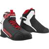 Bogotto Tokyo Scarpe da Moto Traforate, Nero/Bianco/Rosso, Taglia 37