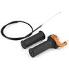 Zohisin Manopola Acceleratore Moto con Cavo per Manubrio 22mm Universale | Manopola acceleratore moto con cavo per manubrio 22mm, adatta a minimoto e moto da cross, controllo stabile e sensibile
