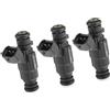A ABSOPRO Iniettore Carburante Per Citroen C-Elysee 1.2L 12-18 3pz | OE 0280157127, 9676017480, Colore Nero, Materiale Metallo Plastica, Dimensione 6.1x3.7x2cm, Per Citroen C3 1.2L 2012-2019