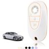 TOOMUME Cover Chiave TPU, Custodia Chiave Adatto per Mercedes Benz C/E/G/S Classe W223 W206 S300 S350 S400 S450 S350L S400L S450L S500L Maybach, Copri Chiavi Guscio Chiave Auto Telecomando - Smart Key
