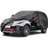 Kayme Telo Copriauto da Esterno, Compatibile con Land Rover Range Rover Evoque (2012-2025), Copertura a 7 Starti per Impermeabile Anti UV Anti Vento Antipolvere, Telo Copri con Cerniera e in Cotone.