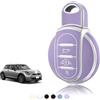 TOOMUME Cover Chiave TPU, Custodia Chiave Adatto per BMW Mini Cooper One/S/D/SD/SE Clubman Countryman Cabrio F54 F55 F56 F57 F60 R55 R56 R57, Copri Chiavi Guscio Chiave Auto Telecomando - Smart Key