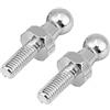 EBTOOLS prigioniero sferico perno prigioniero sferico 2 pezzi auto ferro palla Stud M6 per gas puntoni palla finito Bonnet