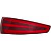PROPOSTEONLINE Fanale realizzato per Audi Q3 dal 2011 al 2014 posteriore lato guida a LED Luci Bianco e Rosso 8U0945093A