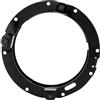 Huairdum Staffa di Montaggio per Faro Anello Tondo, Lega di Alluminio Resistente Universale Adatta per JK 2007 2016 e Motociclette con Faro da 7 Pollici, Argento Nero (BLACK)