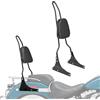 TOTHERIDER Schienale Sissybar per moto con schienale alto per Harley Davidson Heritage Softail Custom FXSTC Classic FLSTC Springer FLSTS Fat Boy EFI FLSTF (nero)