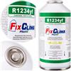 FixClima R1234yf gas di riempimento per aria condizionata auto dal 2016 | Set di ricarica refrigerante | Compatibile con oli ESTER e PAG | Facile da usare