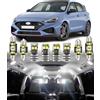 BMT xms Kit di Luci LED per Interni per HYUNDAI i30 FD GD PD i30N 2007-2023 | 6000K Bianco Luminoso, Installazione semplice, accessori per auto, senza errori